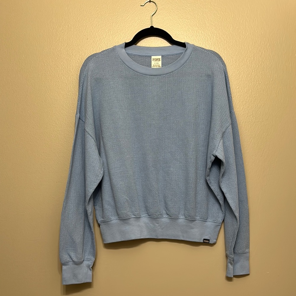 Blue Waffle Sweatshirt